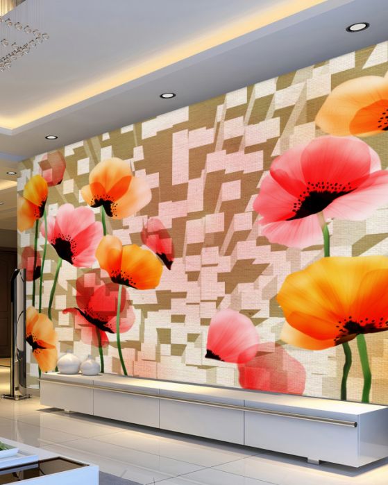 Fototapeten Mohnblumen