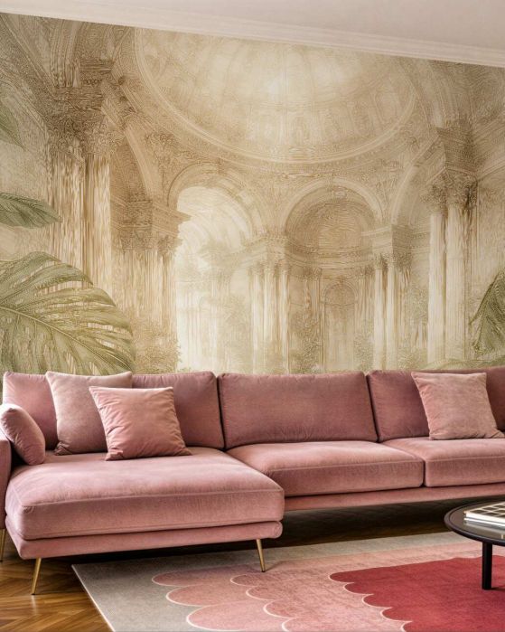 Fototapeten Palastinterieur in strahlender Eleganz