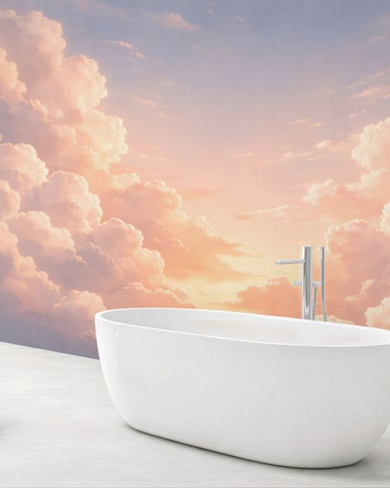 Fototapeten Pastellhimmel im Morgengrauen