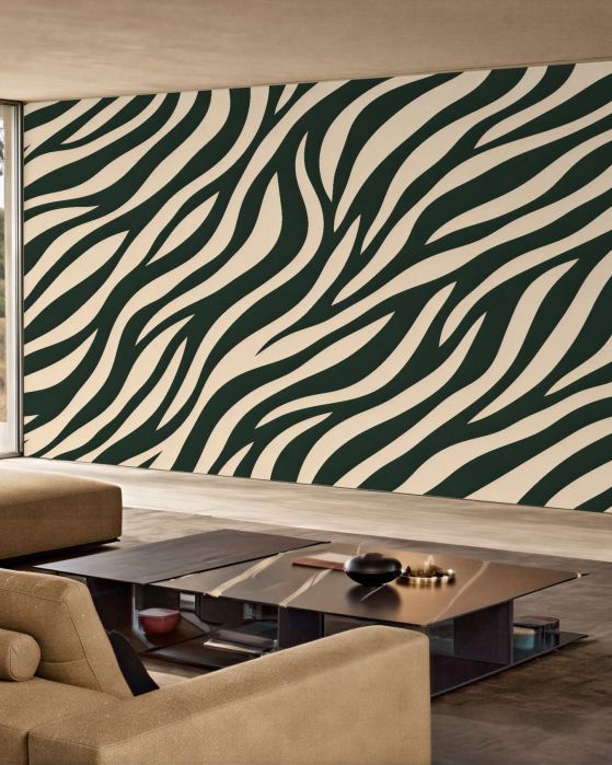 Fototapeten Zebra im modernen Rhythmus