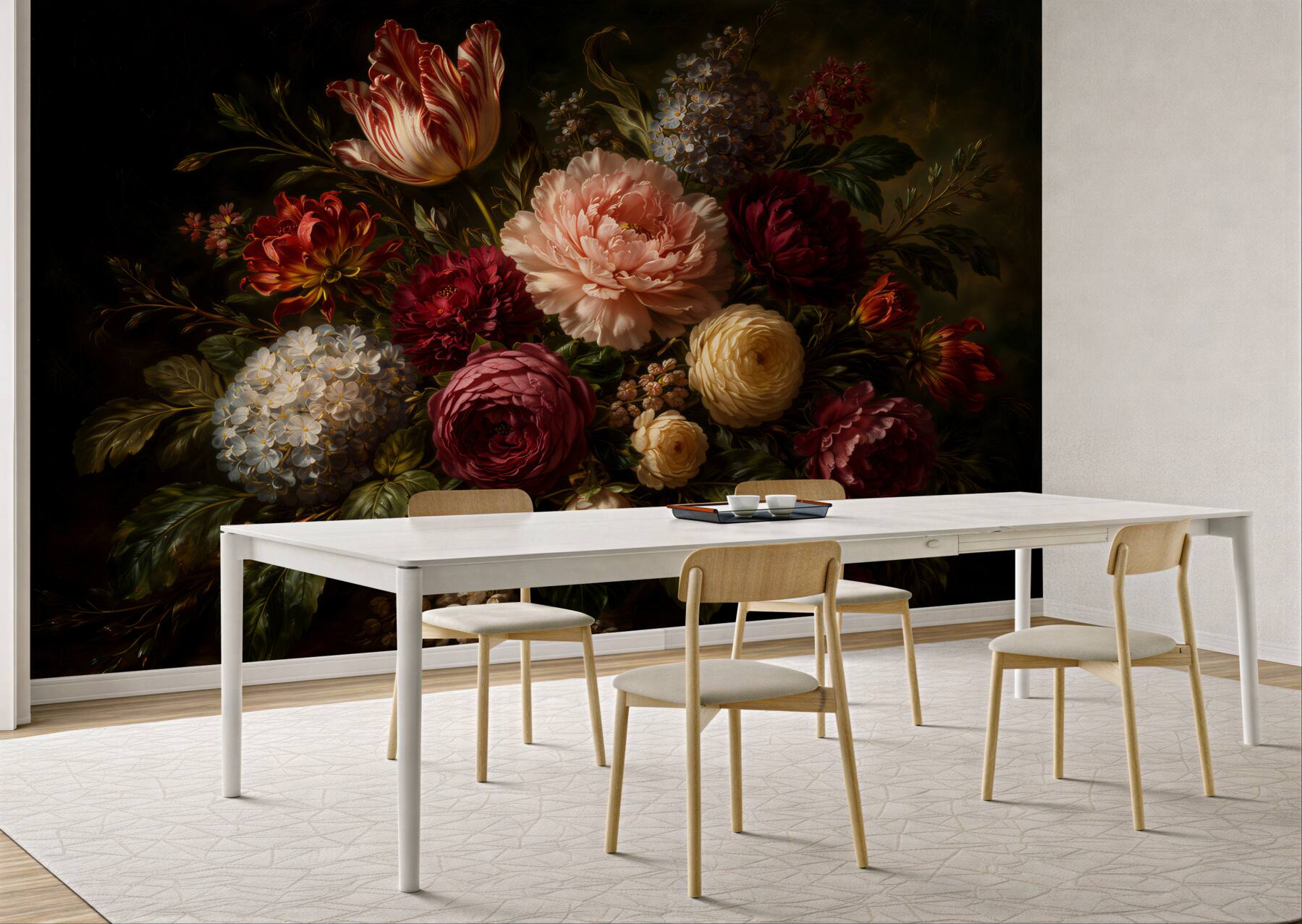 Fototapeten Barocker Blumenstrauß