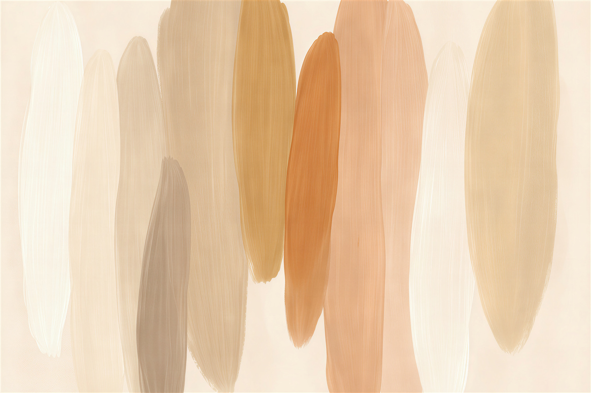 Fototapeten Beige abstrakte Pinselstriche