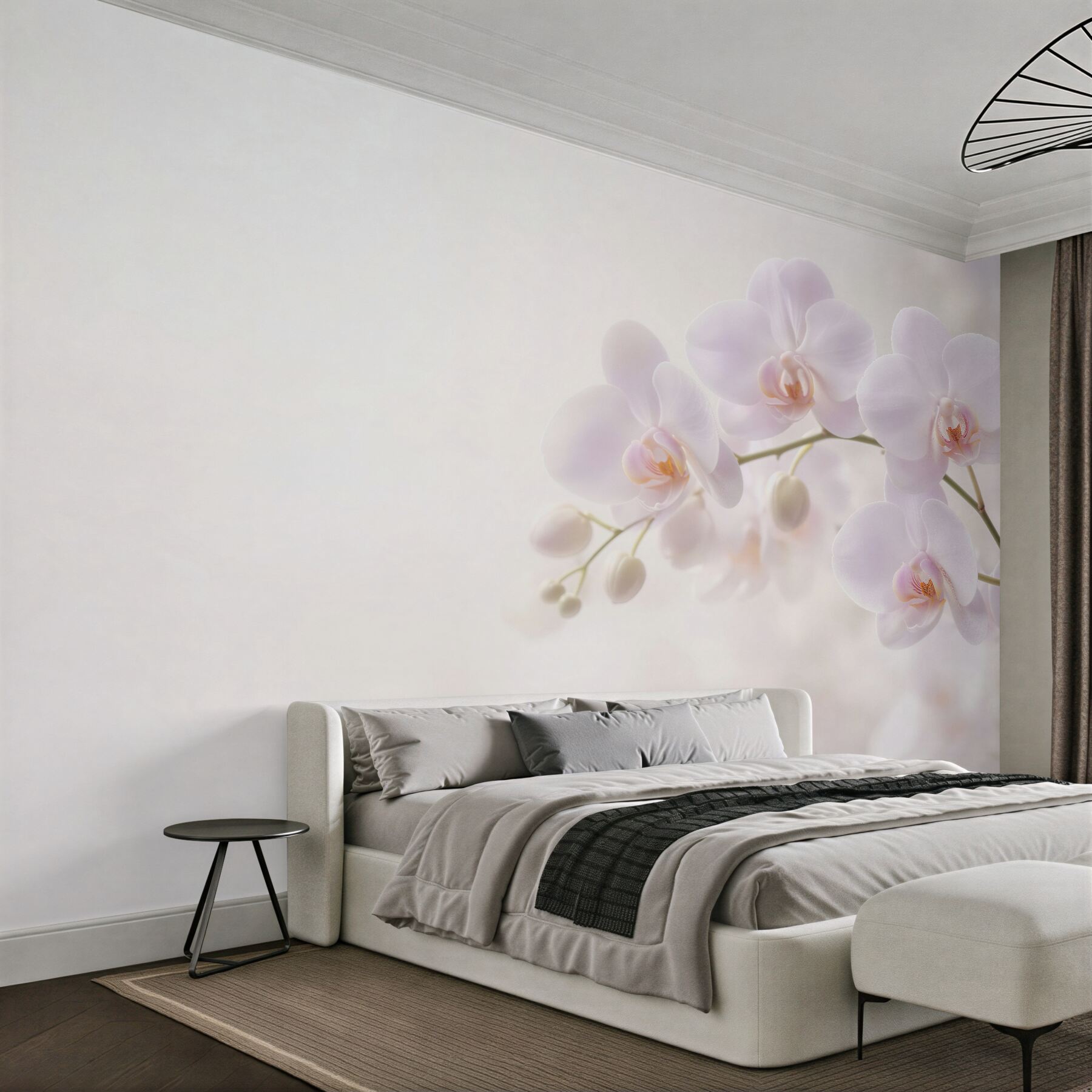 Fototapeten Zarte weiße Orchideen