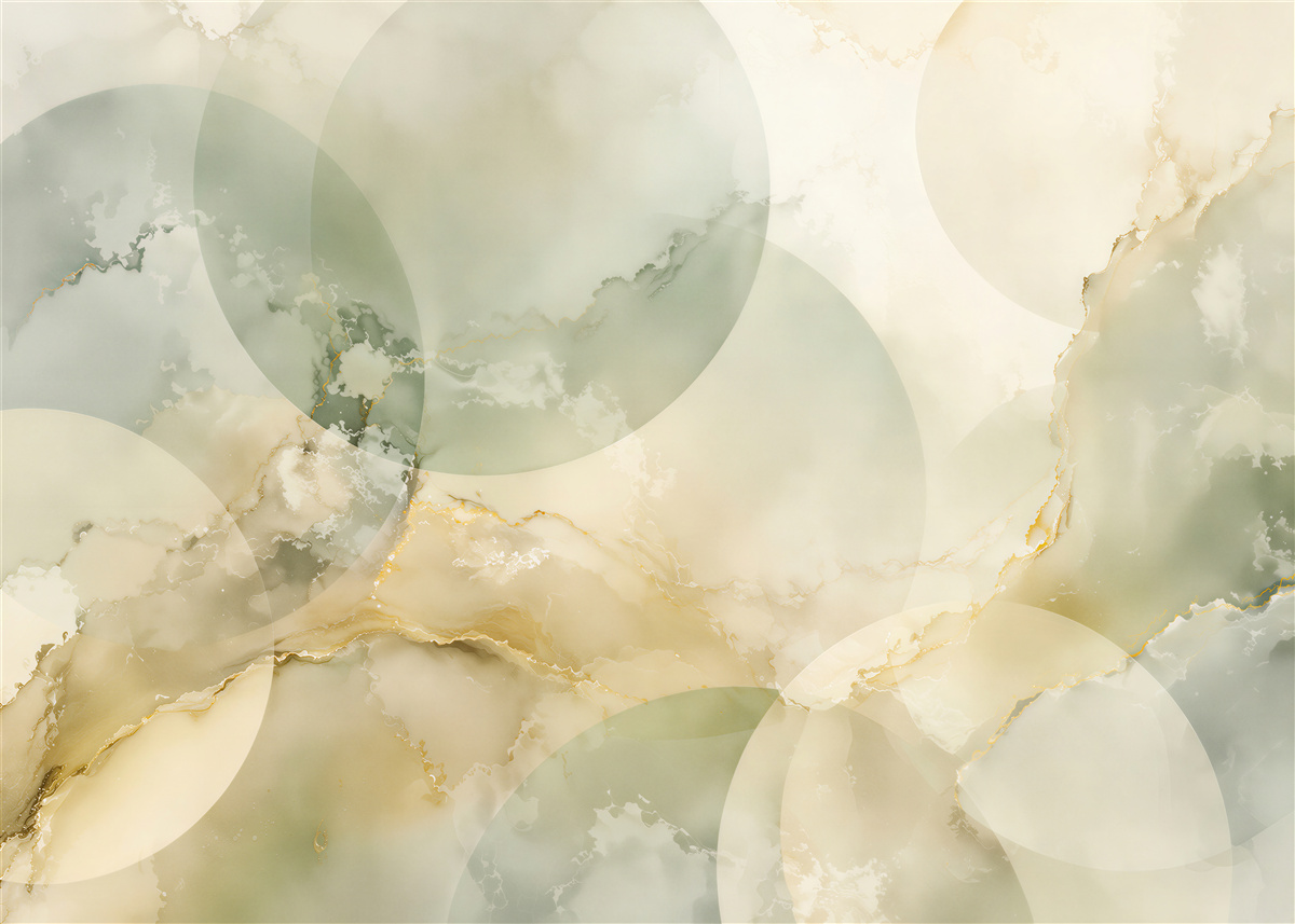 Fototapeten Marmor-Abstraktion mit Gold