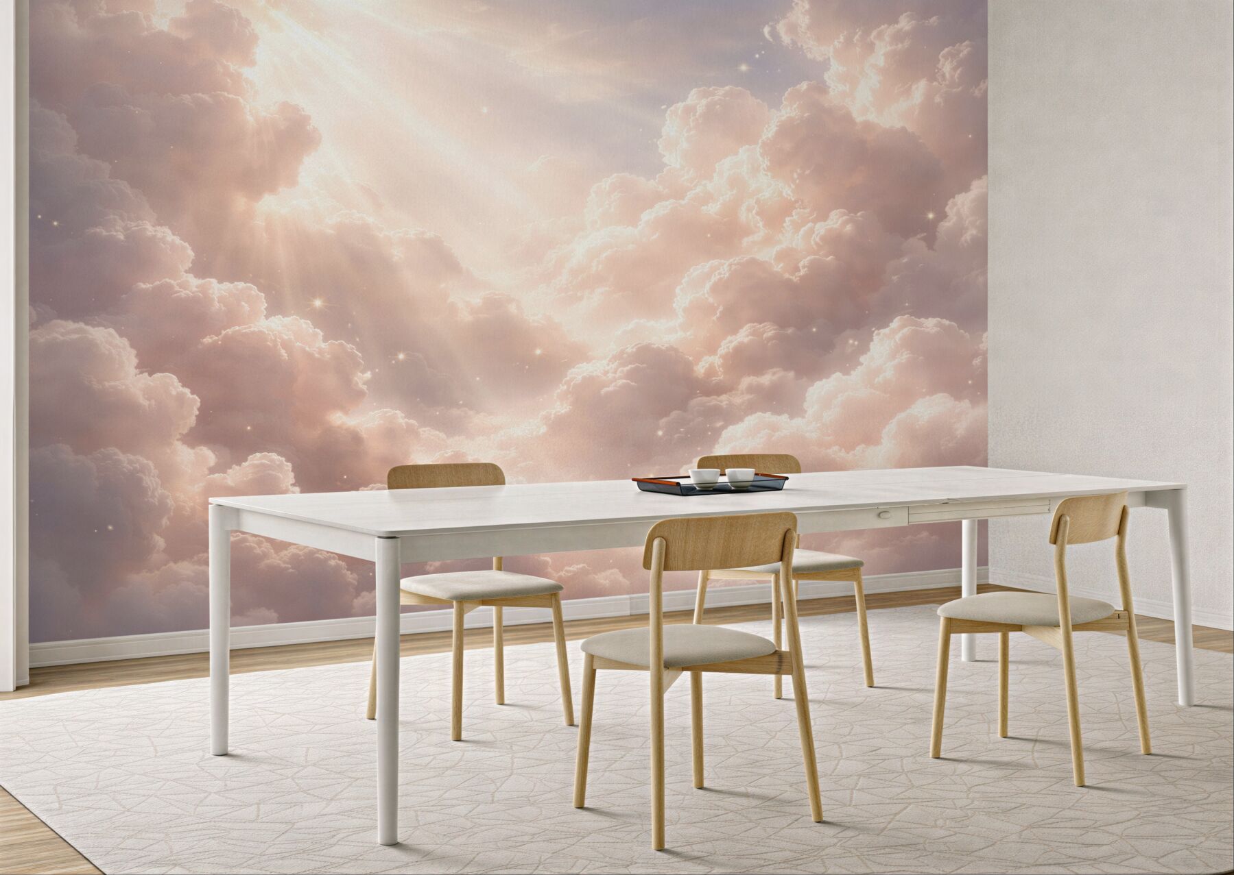 Fototapeten Pastellhimmel mit Licht
