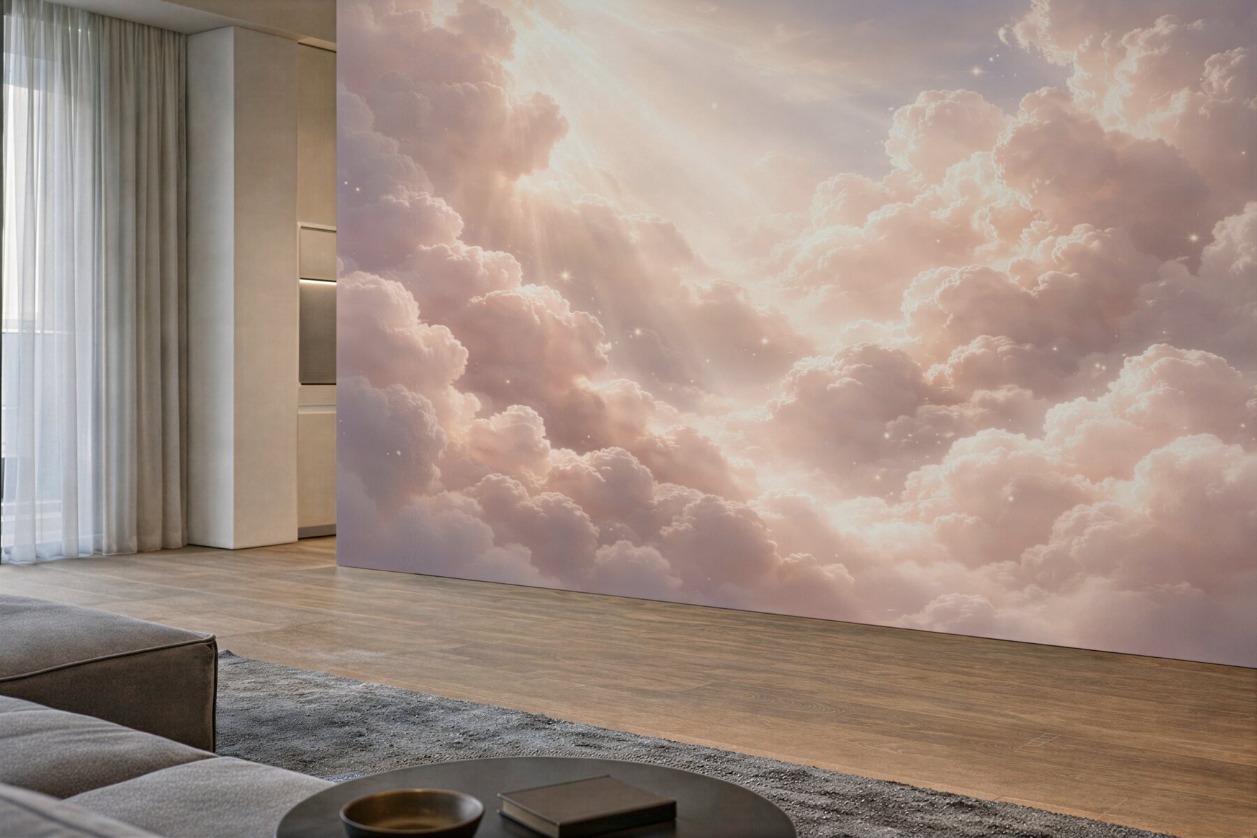 Fototapeten Pastellhimmel mit Licht
