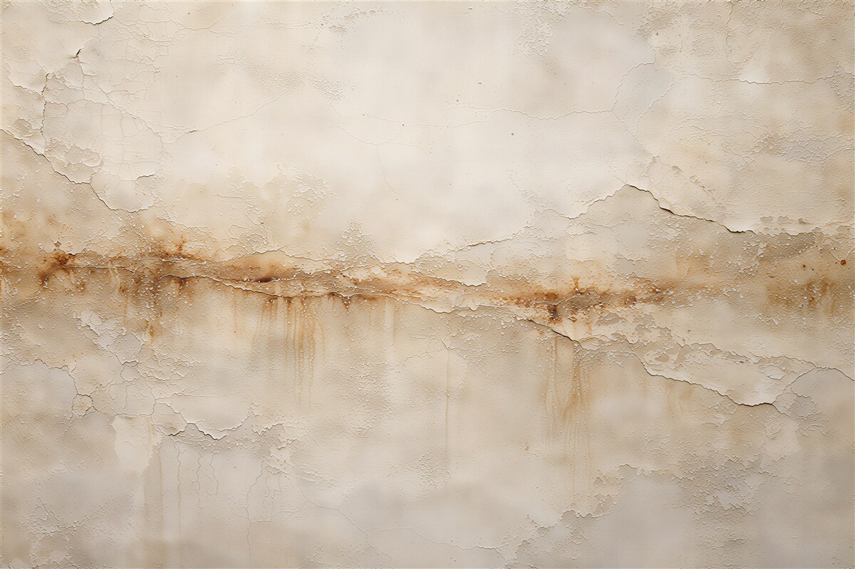 Fototapeten Beige Vintage-Wand in Used-Optik