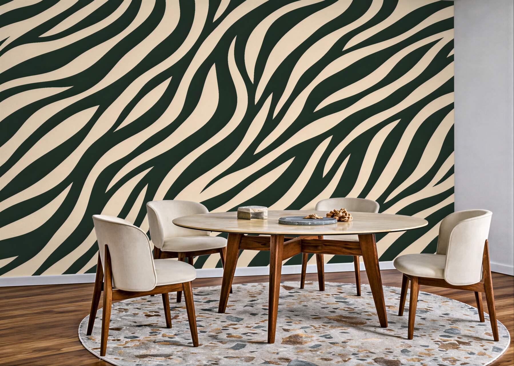 Fototapeten Zebra im modernen Rhythmus