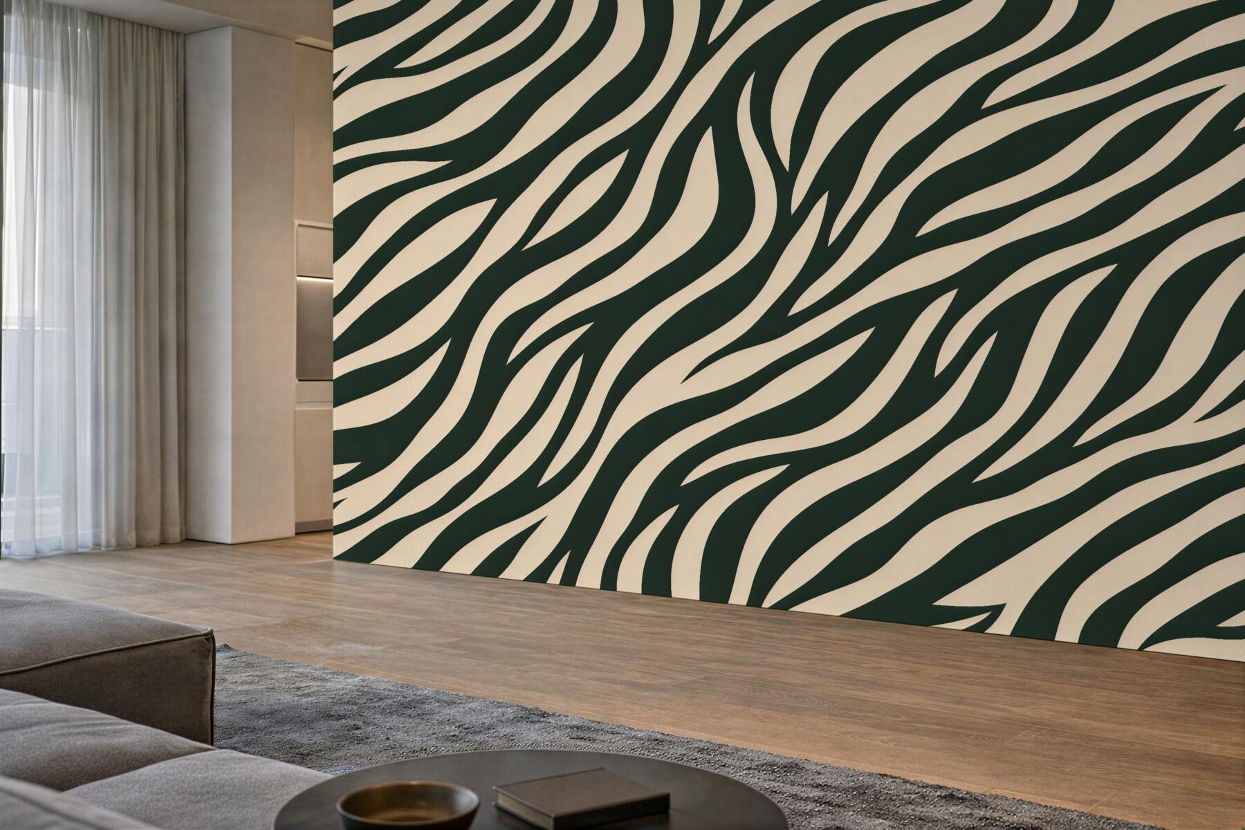 Fototapeten Zebra im modernen Rhythmus
