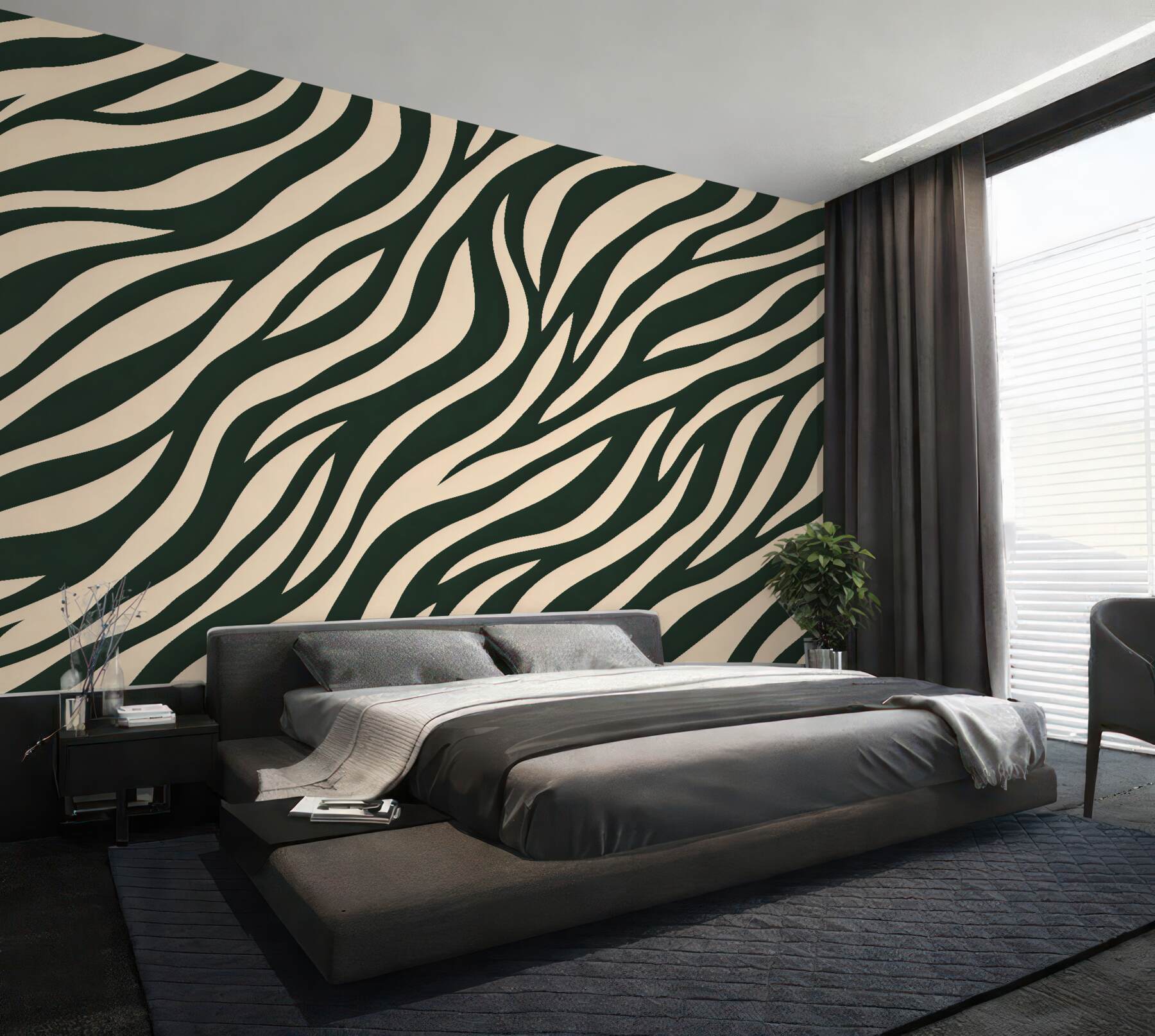 Fototapeten Zebra im modernen Rhythmus