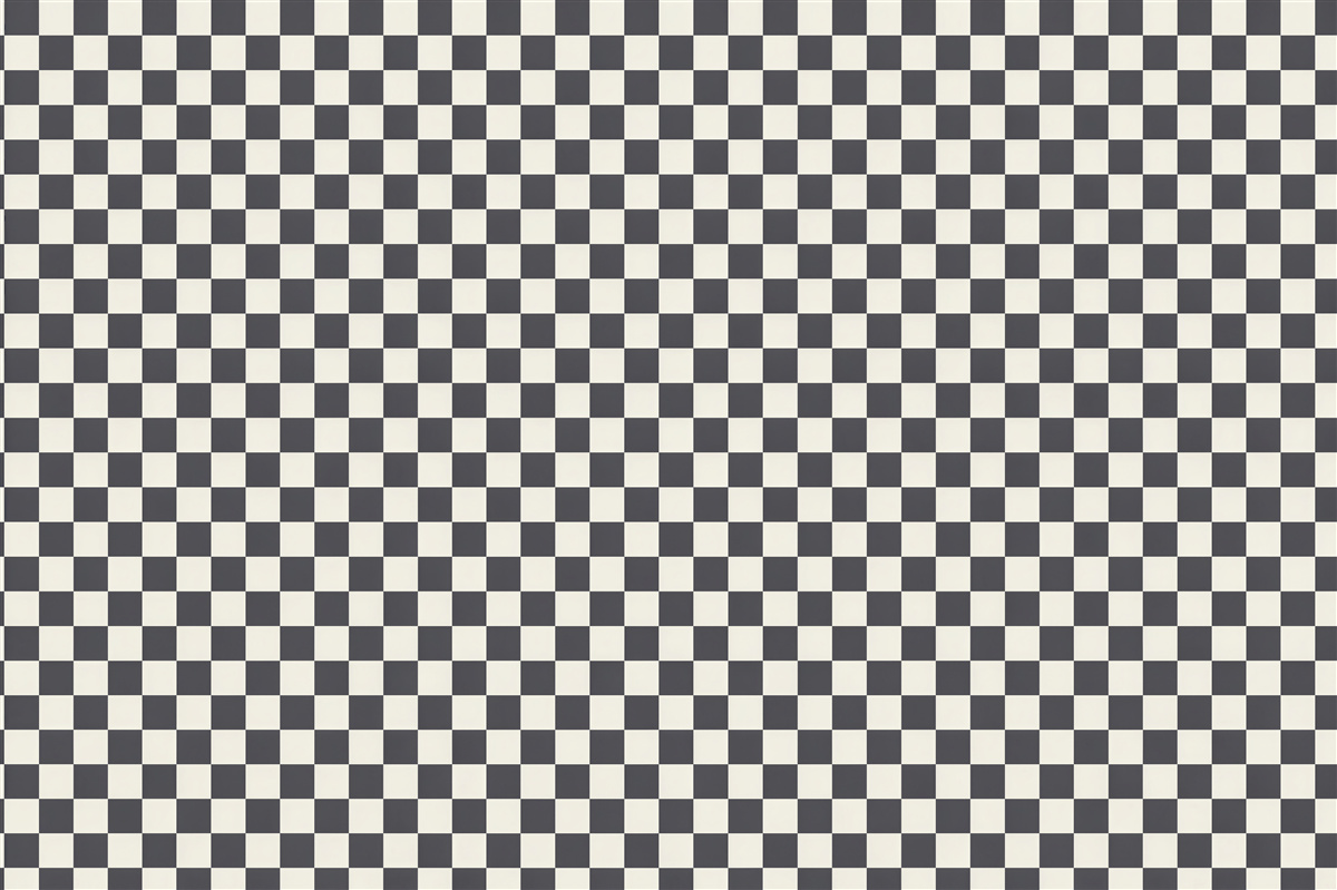 Fototapeten Geometrisches Retro-Schachbrett