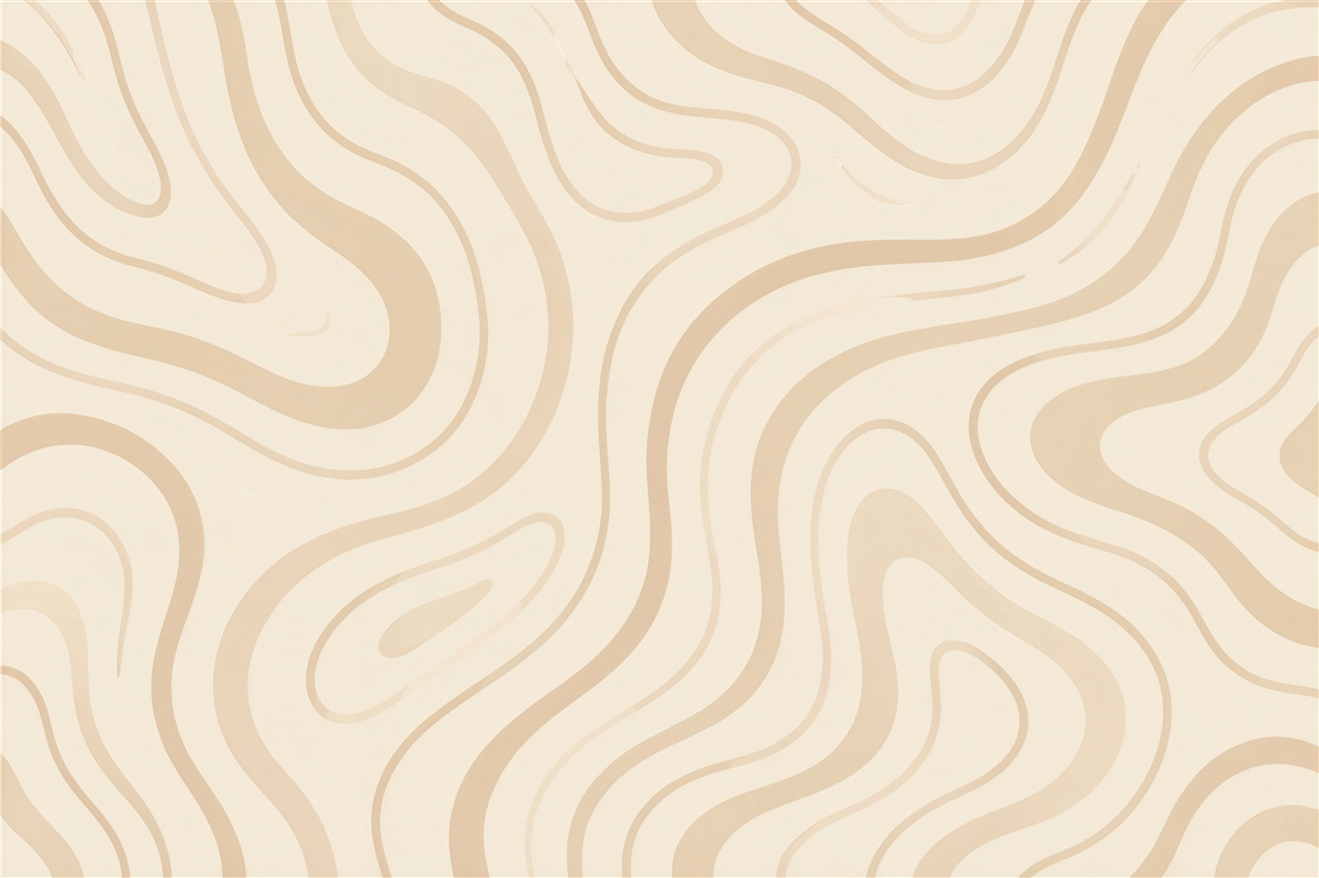 Fototapeten Wellige Abstraktion in cremigem Beige