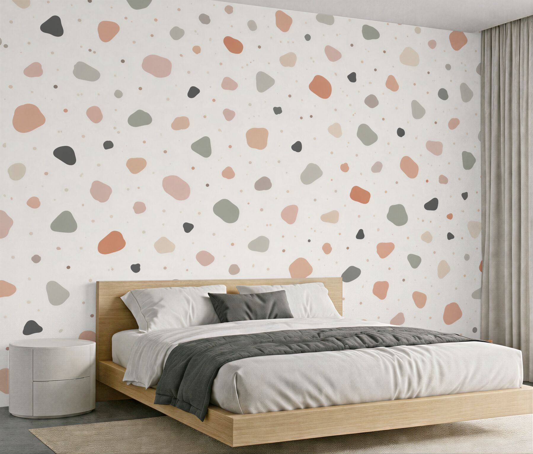 Fototapeten Pastell-Terrazzo minimalistisch