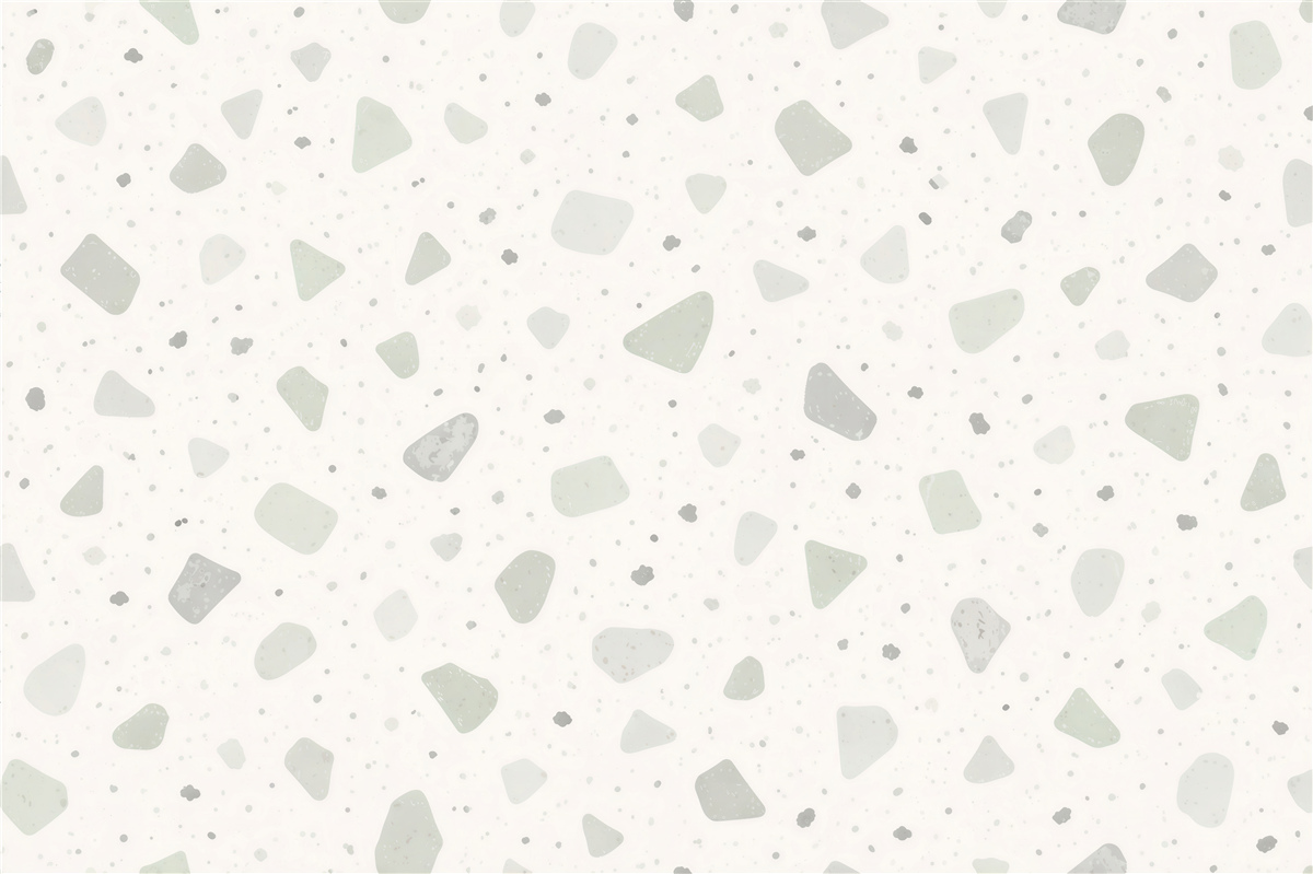 Fototapeten Subtiles Terrazzo in Grautönen