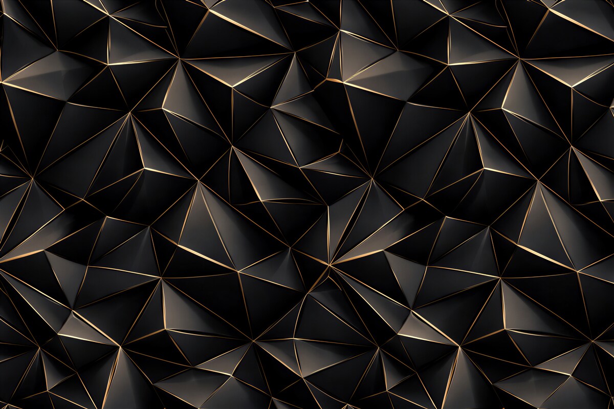 Fototapeten Schwarze geometrische Eleganz