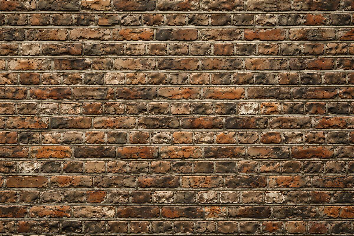 Fototapeten Rustikale Ziegelwand