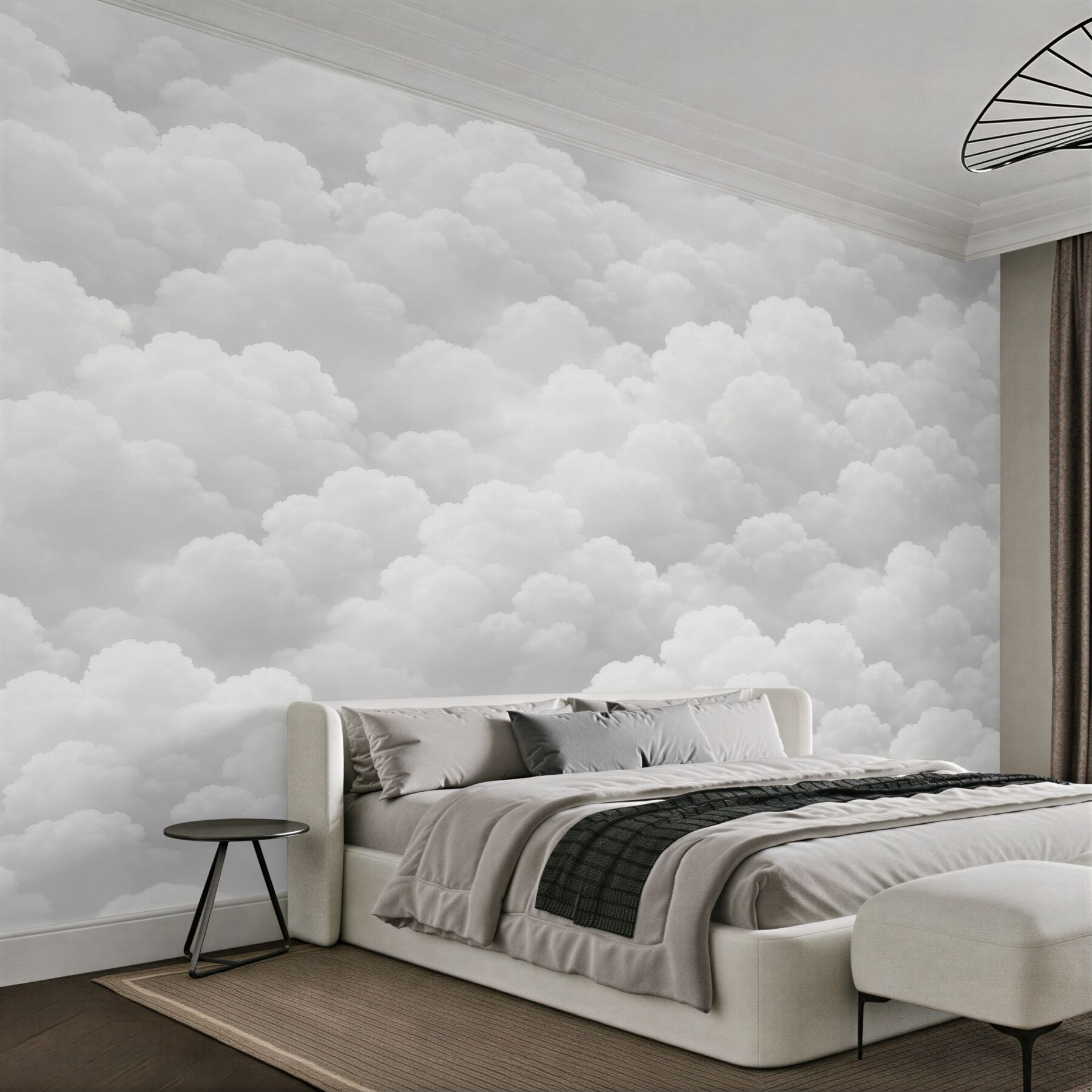 Fototapeten Weiche Wolken in Weiß
