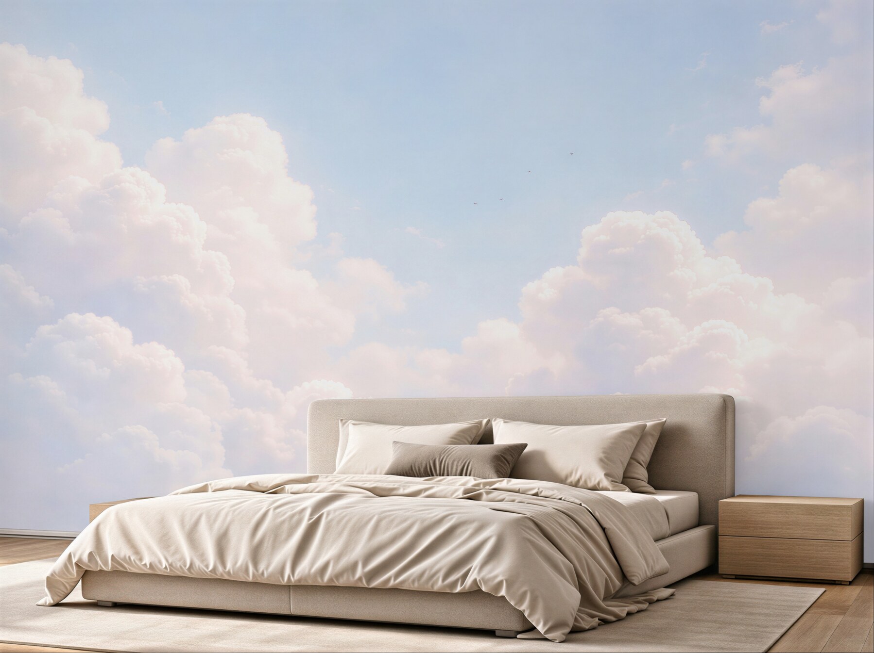 Fototapeten Pastellwolken am Himmel
